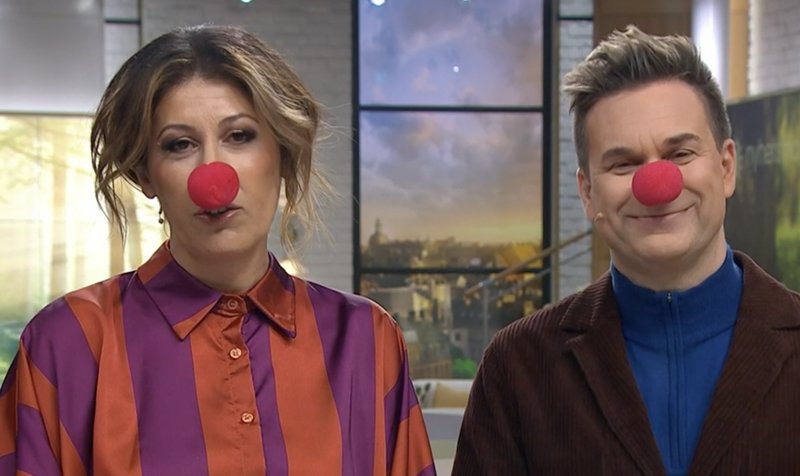 Rania Shemoun Olsson och Anders Pihlblad. Skärmavbild: TV4 Rania Shemoun Olsson och Anders Pihlblad. Skärmavbild: TV4